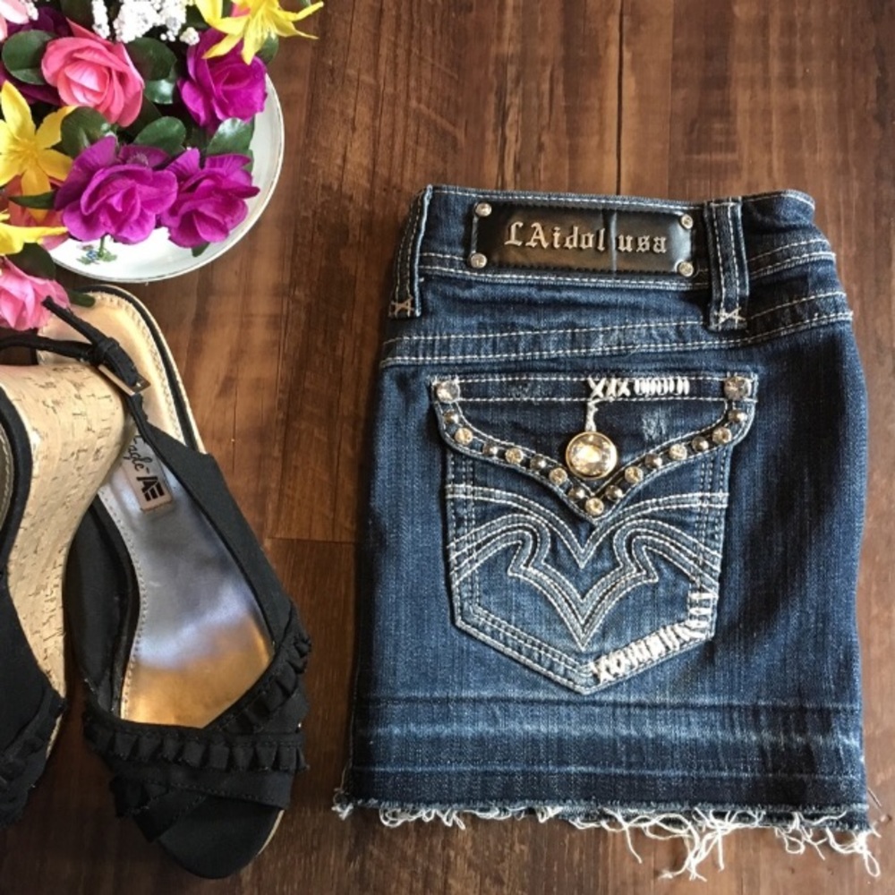 LA IDOL 💎 Jean Skirt